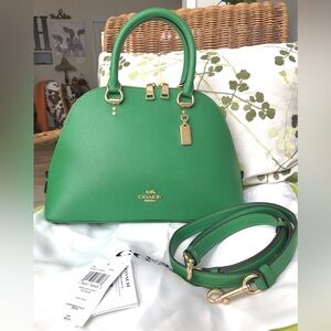 COACH Katy Satchel (kelly green)